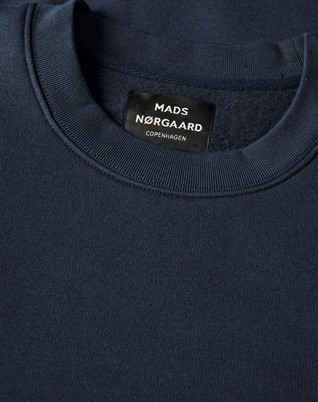 Mads Nørgaard - Standard Crew Logo Sweatshirt - Parisian Night 